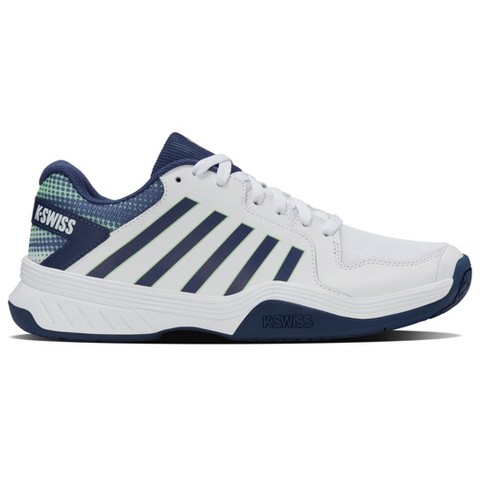Мужские кроссовки K-Swiss Court Express Pickleball Shoe (White/Oceana/Patina Green), цвет: Белый