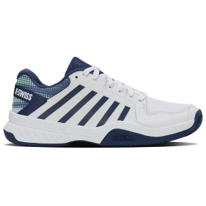 K-Swiss Men's Court Express Pickleball Shoe (White/Oceana/Patina Green) - 1 of 4