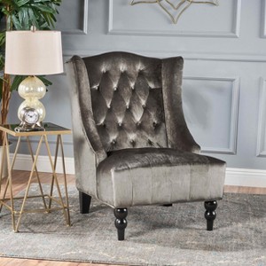 MAYEERTY Toddman Hi-Back Club Chair, High Back Support Soft Upholstery, Living Room Leisure Use - 1 of 4