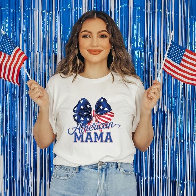 Simply Sage Market American Mama Coquette Short Sleeve Tee