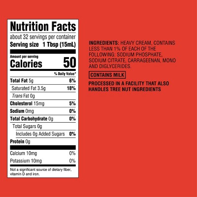 Heavy Whipping Cream - 16 fl oz (1pt) - Good & Gather™, 6 of 7