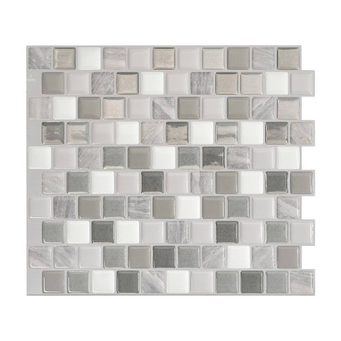 Smart Tiles Peel and stick backsplash Milano Carrera tiles