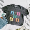 Simply Sage Market Checkered Bunny Coquette Distressed Boxy Crop Top - 3 of 4