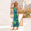Women's Vibrant Tie-Dye Maxi Dress with Slit for Beach Getaways - Cupshe - 2 of 4