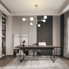 POWLIG Modern Sputnik Chandelier with Adjustable Height - Ceiling Fixture for Dining Room, Kitchen Island - 4 of 4