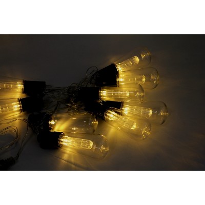 Perfect Holiday 10 LED Outdoor String Lights-Warm White