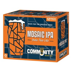 Community Beer Co. Mosaic IPA - 12pk/12 fl oz Cans - 1 of 3