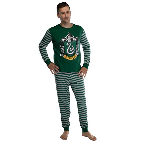 Harry Potter Hogwart's House Crest Tight Fit Adult Cotton Pajama Slytherin  Sm Multicoloured : Target