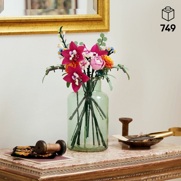 LEGO Botanicals Ramo de Flores Rosas Bonitas para Decoración del Hogar 10342 2