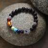 SOHI Women's Black Hamsa Beaded Bracelet - 2 of 3