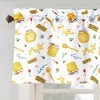 RT Designer's Collection Tribeca Honey Printed Slub 3 Pieces Kitchen Curtain Set Includes 1 Valance 52" x 18" and 2 Tiers 26" x 36" Each Multi Color - image 2 of 4