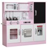 Qaba Pretend Play Kitchen with Sound Effects and Stove Lights, Kids Kitchen Playset with Storage, Water Dispenser for 3-6 Years Old - 4 of 4