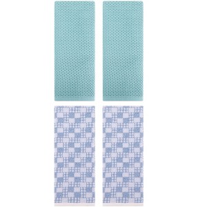 REGALWOVEN 4 Pcs Soft Absorbent Comfortable Waffle Design Hand Towel - 1 of 4