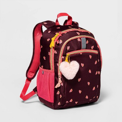 maroon backpack