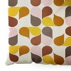 June Journal Abstract Leaves Square Floor Pillow - Deny Desings - 3 of 4