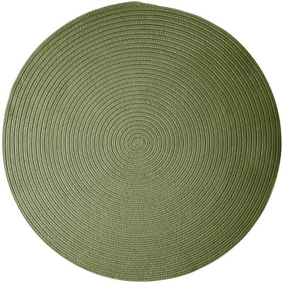 Colonial Mills Boca Raton - Moss Green 3 Ft round Round Rug Indoor/Outdoor 100% Polypropylene
