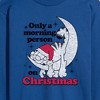 Men's - Garfield - Only A Morning Person On Christmas Long Sleeve Graphic T-Shirt - 2 of 4
