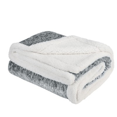 Catalonia Fleece Throw Blanket, Super Soft Fluffy Fuzzy Comfy Velvet Plush Fleece TV Blankets and Throws for Sofa, 50x60 inches, Melange