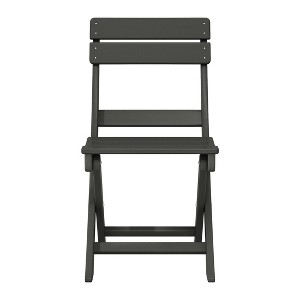 WestinTrends Malibu HDPE Outdoor Patio Modern Folding Dining Chair - 1 of 4