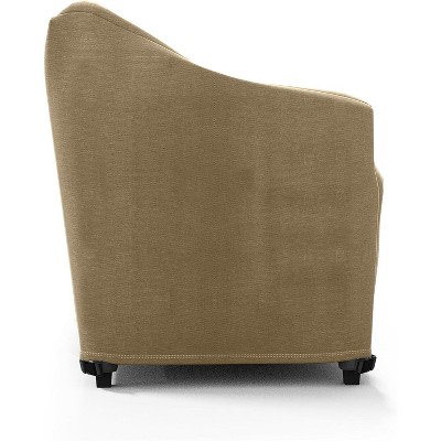104" Brown PVC Weatherproof Outdoor Sofa Cover