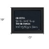HomeRoots Grateful For Everything Black Framed Print Wall Art - 3 of 4