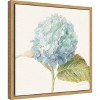 Amanti Art Floursack Florals V Blue Hydrangea Crop by Danhui Nai Canvas Wall Art Print Framed 16-in. x 16-in. - image 3 of 4