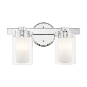 Livex Lighting Manhattan 2 - Light Vanity in  Polished Chrome - 1 of 4