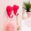 Evideco French Home Goods Set of 2 Strong Hold Vacuum Suction Cup Hooks for Shower & Kitchen – Perfect for Loofah, Towels & More - 3 of 4