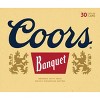 Coors Banquet Beer - 30pk/12 fl oz Cans - 4 of 4