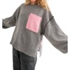 Women's Heart in Hiding Sweater - And The Why - 2 of 3