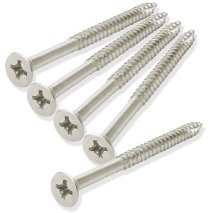 Cauldham  #9 x 2-1/4 Inch Wood Screwsh for Door Hinges - 25 pack - 1 of 4
