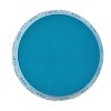 Soleil 15" Iron Side Table - Blue - Christopher Knight Home: Weather-Resistant, No Assembly, Patio Decor - 2 of 4