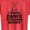 Women's - Instant Message - I Wanna Dance With Some Bunny Short Sleeve Graphic T-Shirt - 2 of 4