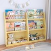 KWPZQEB Kids Bookshelf, 3 Tiers Book Shelf for Kids Rooms, Kids Bookcase Rack Wall for Bedroom, Study Living Room - 4 of 4