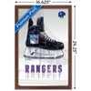 Trends International NHL New York Rangers - Drip Skate 21 Framed Wall Poster Prints - 3 of 4
