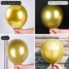 PartyWoo Balloons Metallic Gold Gold 18 12 10 5 Inch 85 pcs - 3 of 4