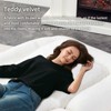 Okak Modern Folding Chair Floor Human Dog Bed with 5 Adjustable Positions,Comfy Upholstered Sofa for Bedroom,Living Room,Office - 3 of 4