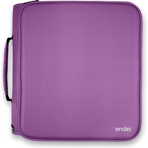Zipper Binder 3 Ring, Large 2 Inch Binder with Zipper, 880 Sheet Capacity 5 Pockets Expanding File Folder, Zip Binder with Durable Handle - 1 of 4