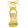 Allegra K Women's Back to College Lace Up Block High Heels Sandals - 3 of 4