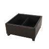 NicBex PU Leather Storage Ottoman Bench,Upholstered Storage Ottoman with Tray Top,Modern Storage Bench for Living Room,Bedroom - 4 of 4