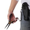 Unique Bargains Fishing Pliers Fishing Pliers for Saltwater with Sheath and Lanyard Black 1 Set - 4 of 4