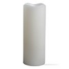 tagltd 3X8 Light-Up Led Pillar Candle With 5 Hour Timer Flameless Dripless Reusable For Home Decor Wedding Parties - 2 of 3