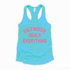 Simply Sage Market Saltwater Heals Everything Arched Racerback Tank - 2 of 4