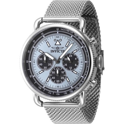 Invicta 47359 Men's Speedway Chrono Blue Dial Mesh Bracelet Watch