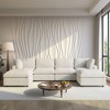 Cloud Couch Modular Sectional Sofa, 134" U Shaped Couch For Livingroom, Oversized Convertible Wide Seater With 2 Ottomans Living Room Set,Beige - 2 of 4