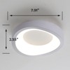 Claxy LED Flush Mount Ceiling Light White 4000K 10W 8-inch Round - 4 of 4