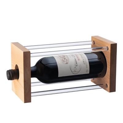 Waterdale Collection - Wood Dowel Wine Stand Light Wood