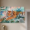 Art Remedy Relaxing Tiger Tropical Jungle Animals Wall Art Unframed - 2 of 4