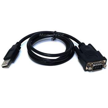 Monoprice 3ft USB to Serial Converter Cable (USB A to DB9/DE9)