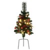 vidaXL Artificial Pathway Pre-lit Christmas Tree 2 pcs 29.9" PVC - 3 of 4